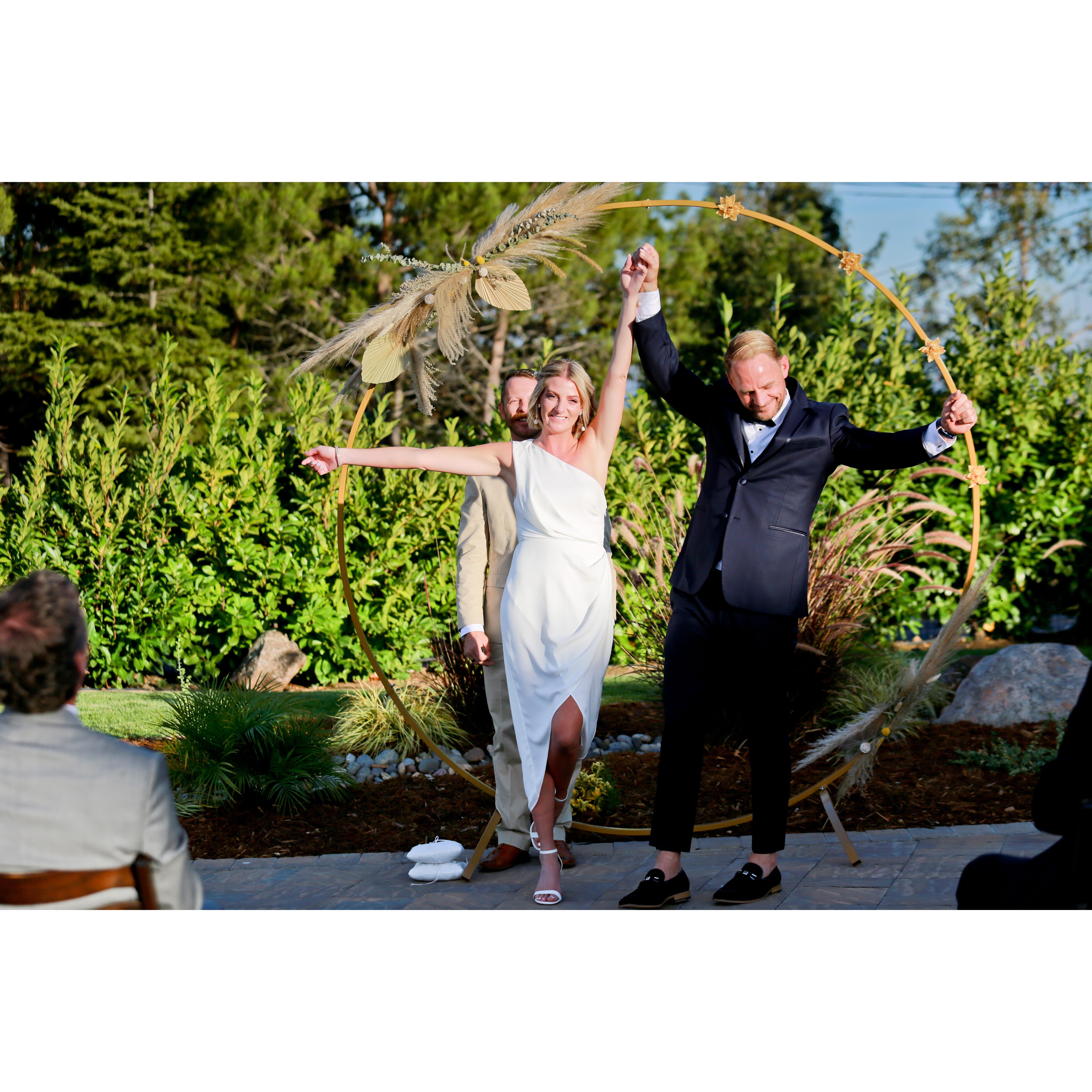 Mr. & Mrs. Adams!!