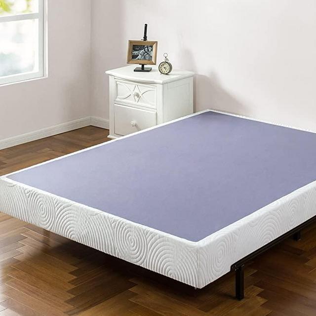 Zinus Walter 7.5 Inch Smart Box Spring / Mattress Foundation / Built-to-Last Wood & Metal Structure / Easy Assembly, Queen