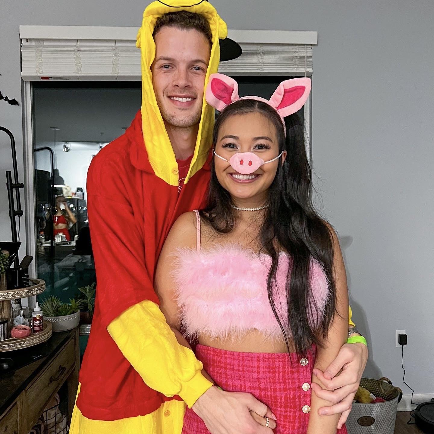 October 29, 2022 • Halloween as Winnie the Pooh and Piglet (Kansas City, MO)