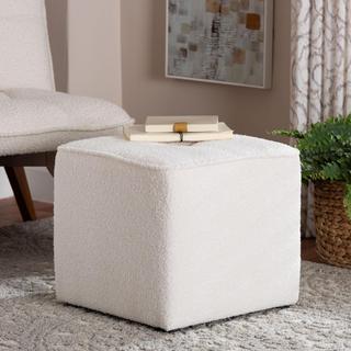 Isaiah Boucle Upholstered Ottoman
