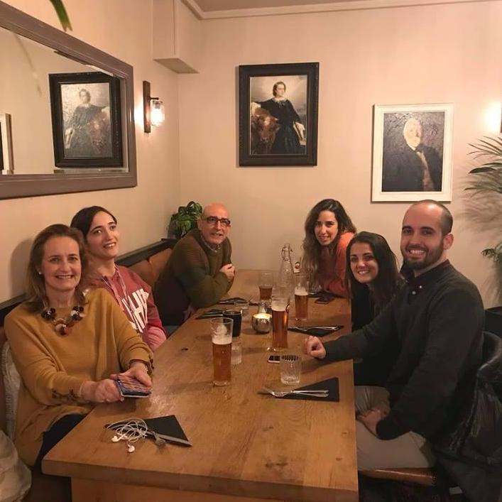 The Tudelas in London - Los Tudela en Londres