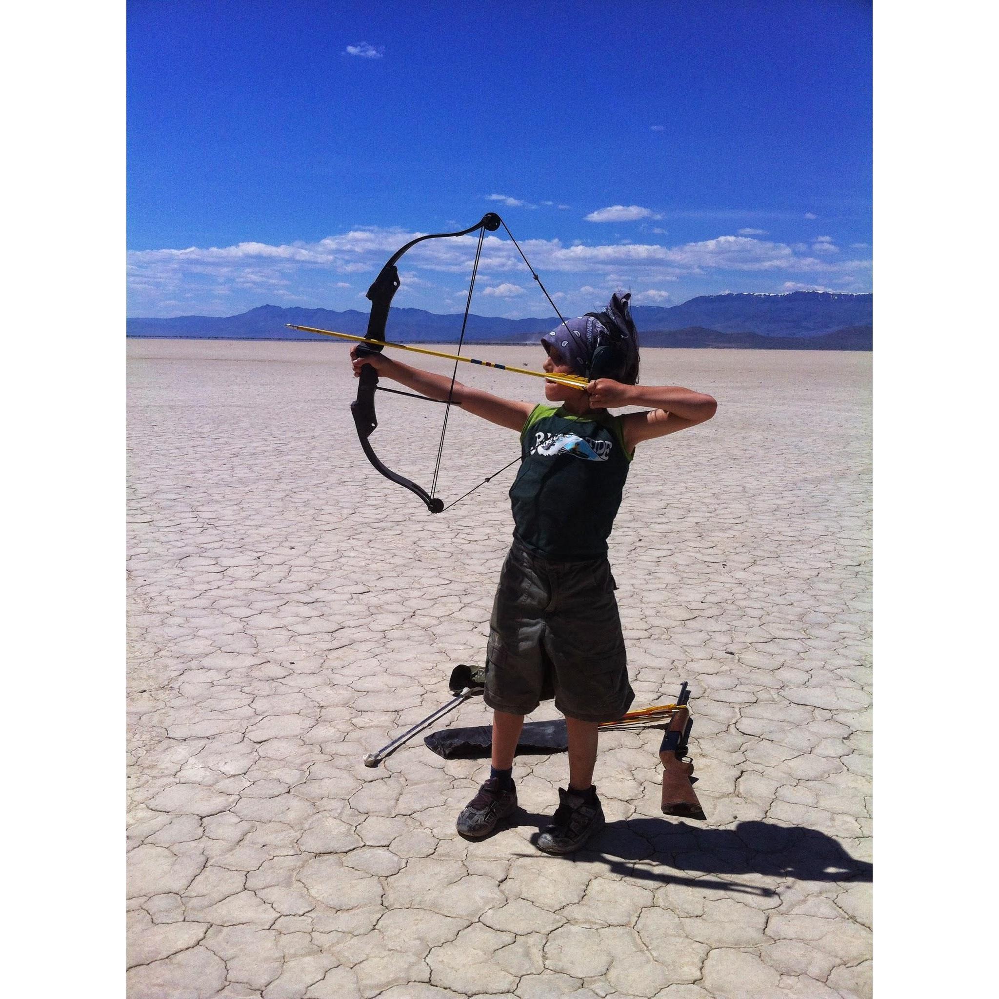 2013, fun with the fam at the Alvord Desert