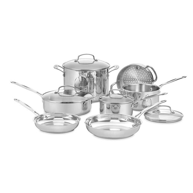 Chef's Classic Stainless Steel 11-Piece Cookware Set