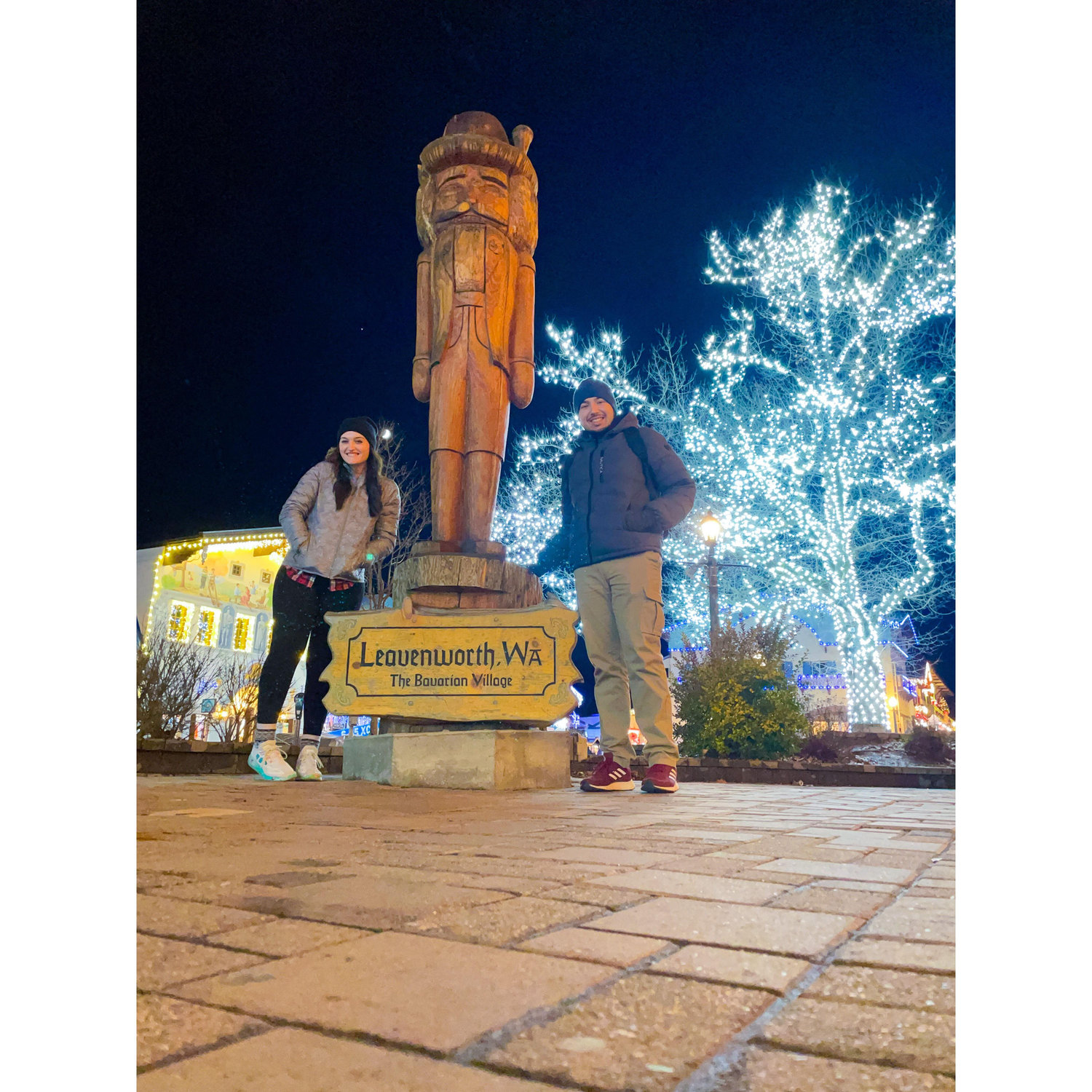 We even took a drive up to Leavenworth, WA and saw the Bavarian Christmas Village! Then a snow storm nearly stranded us in the mountains driving home... good times!