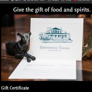 Gift Cards | Greyhound Tavern