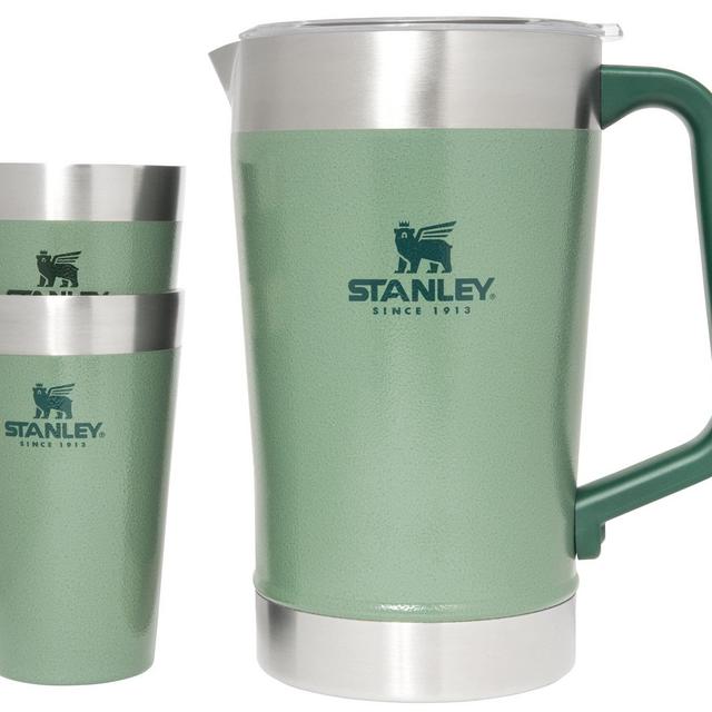 Stanley 10-10390-001 The Stay-Chill Classic Pitcher Set Hammertone Green 64OZ / 1.9L + 2 x 16OZ / .47L