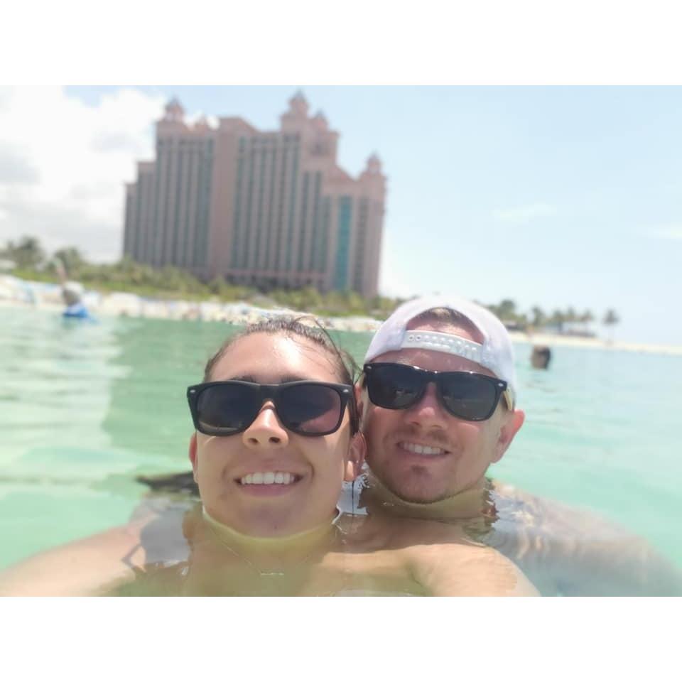 Taken at Atlantis in Nassau on our first Cruise trip together