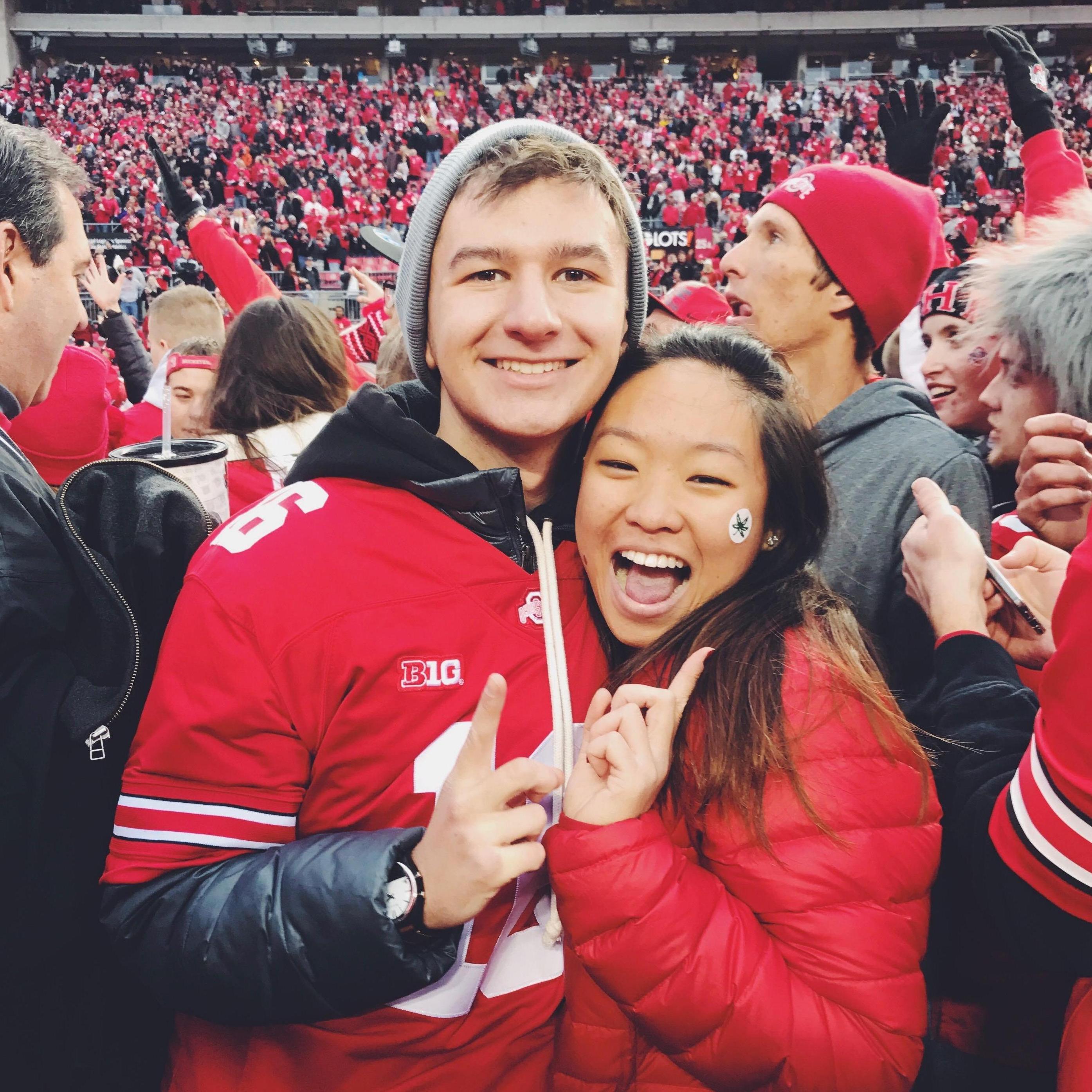 One of the most exciting days when Ohio State beat Michigan