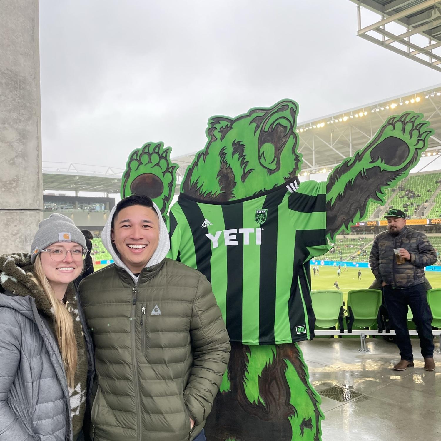 Supporting Austin FC!