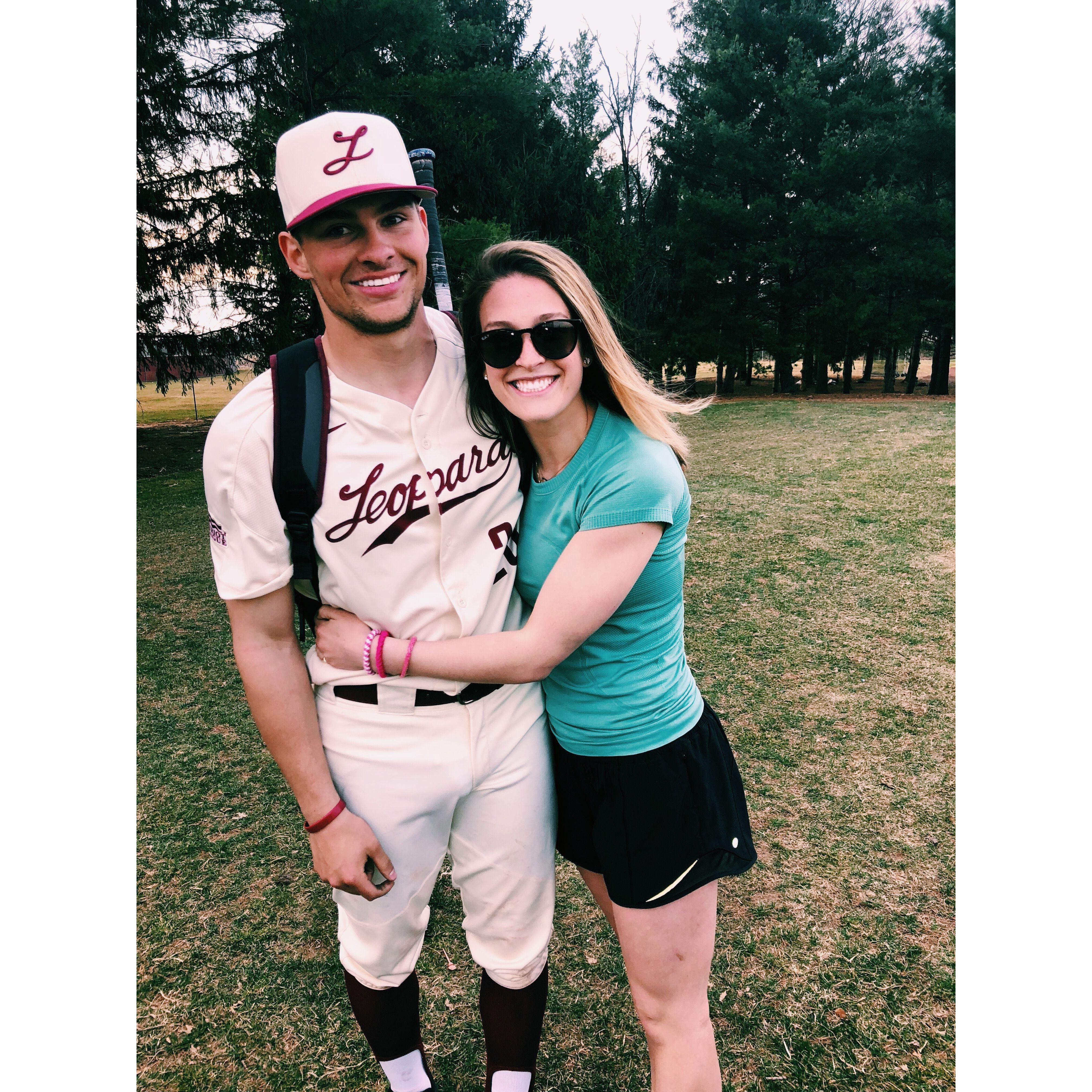 After one of the many Lafayette baseball games Josie watched!