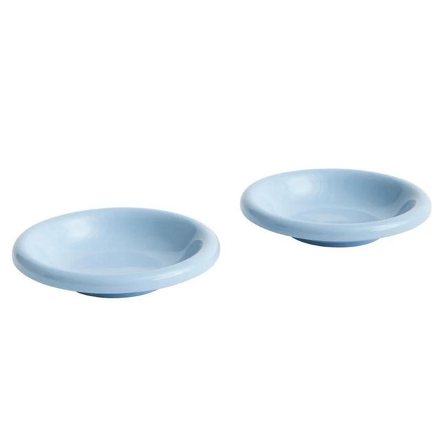 Barro bowl, set of 2, light blue