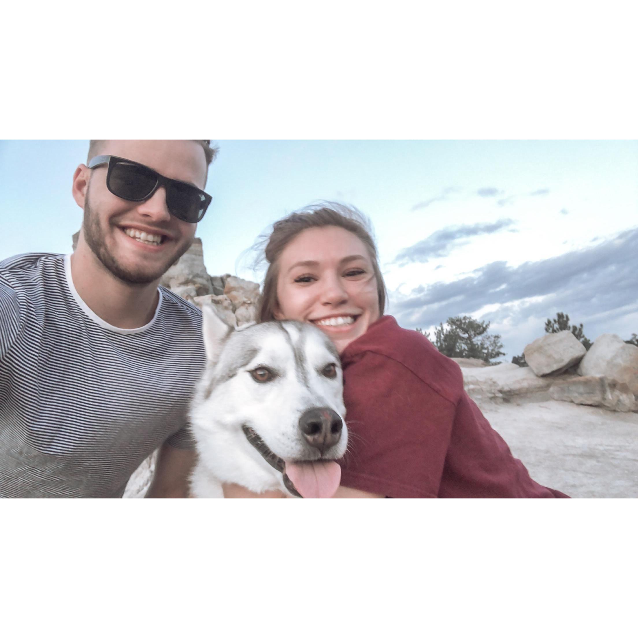 Us and our doggo Titus