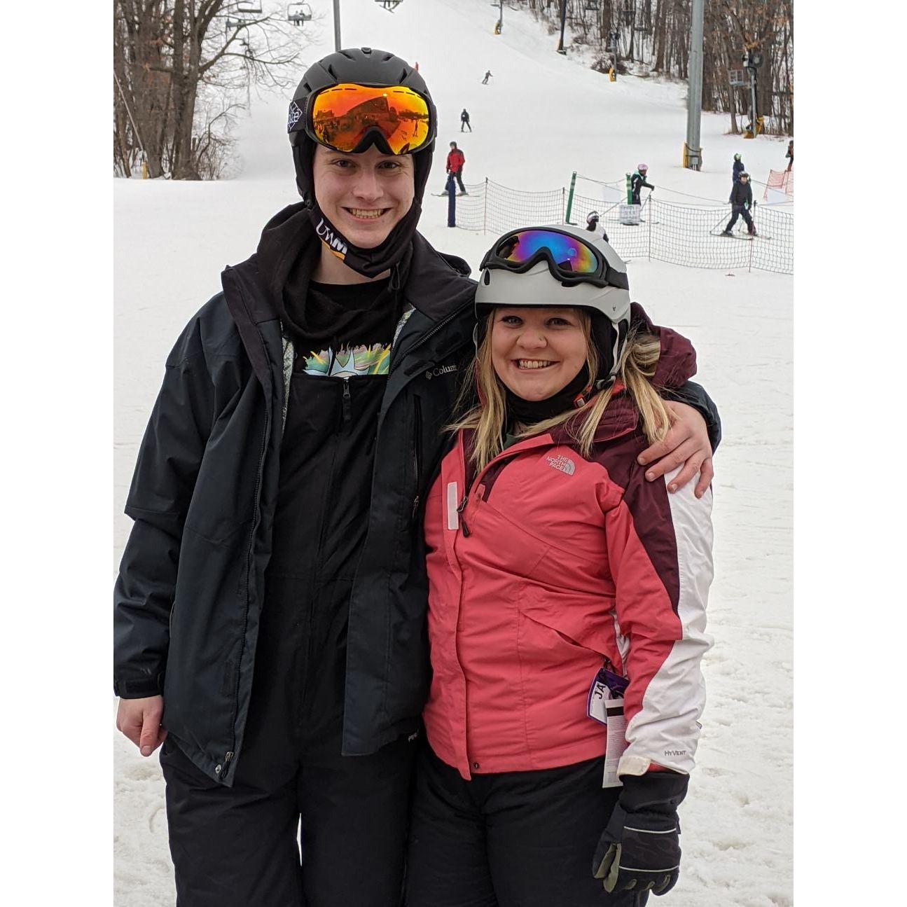 Our first ski trip!