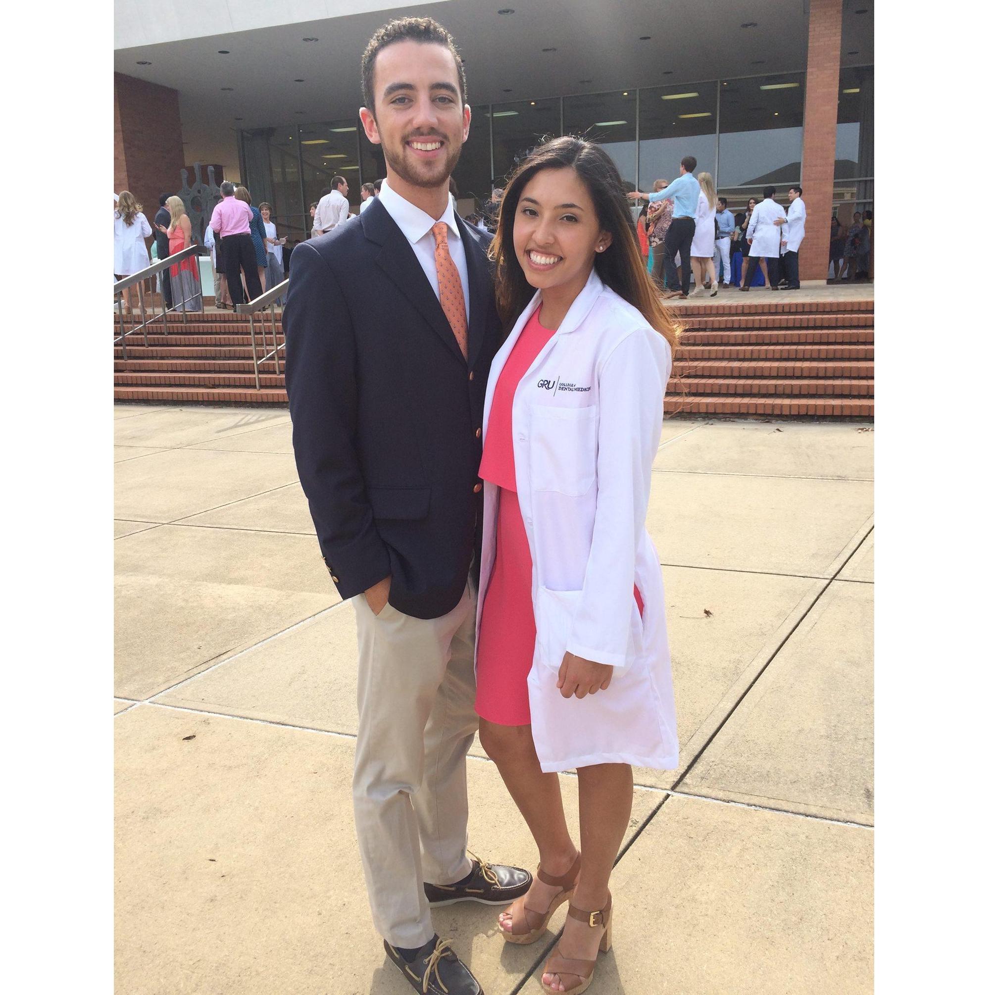Maria's white coat ceremony 2015