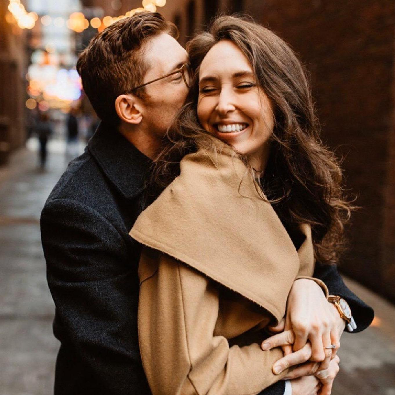 Brice had the flu but it didn't stop Christine from loving him. She has never been sick, not even a cold, since Brice met her. Hey there good genes!