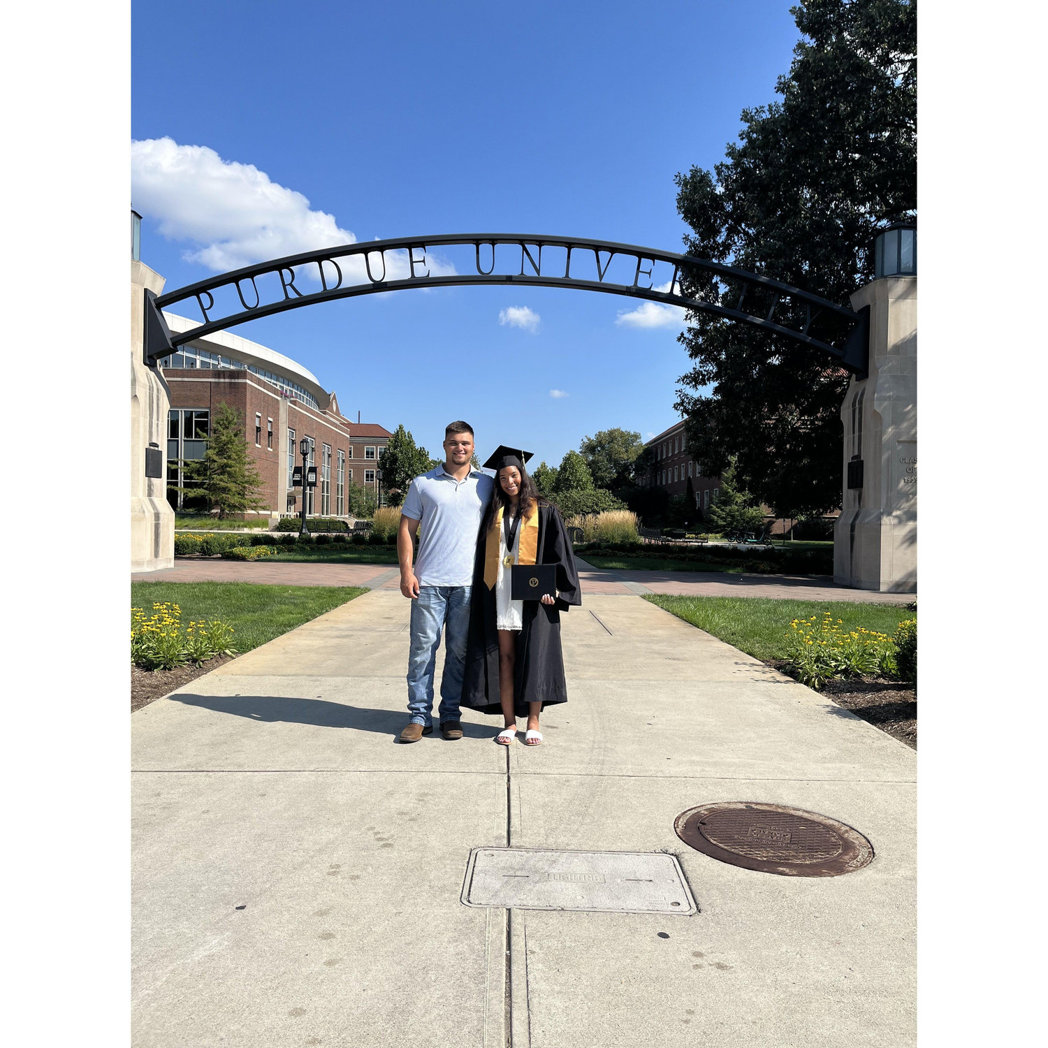 Olivia’s graduation — Boiler Up, Hammer Down, and Hail Purdue! A proud milestone marking the start of her next chapter with her love by her side