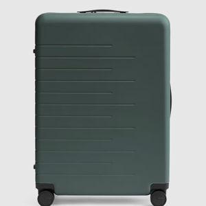 Large Check-In Suitcase - Dark Green