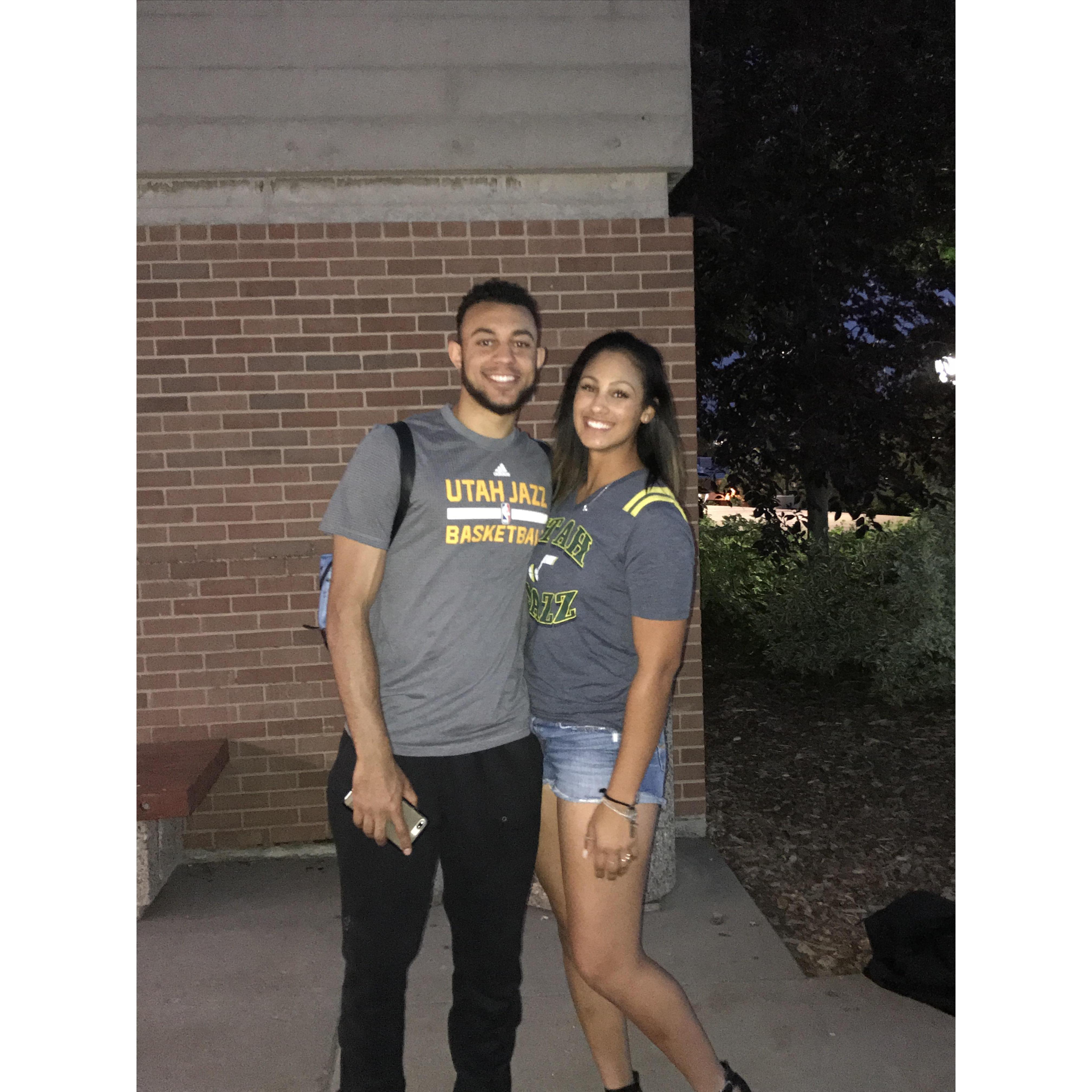 Summer League '17
Nigel had been drafted days earlier by the Utah Jazz