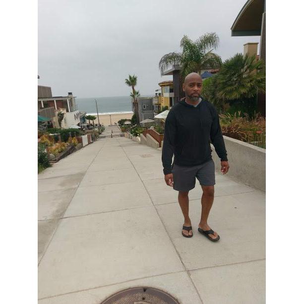 Manhattan Beach in Los Angeles, CA --- his first time and my millionth time but i love it every time