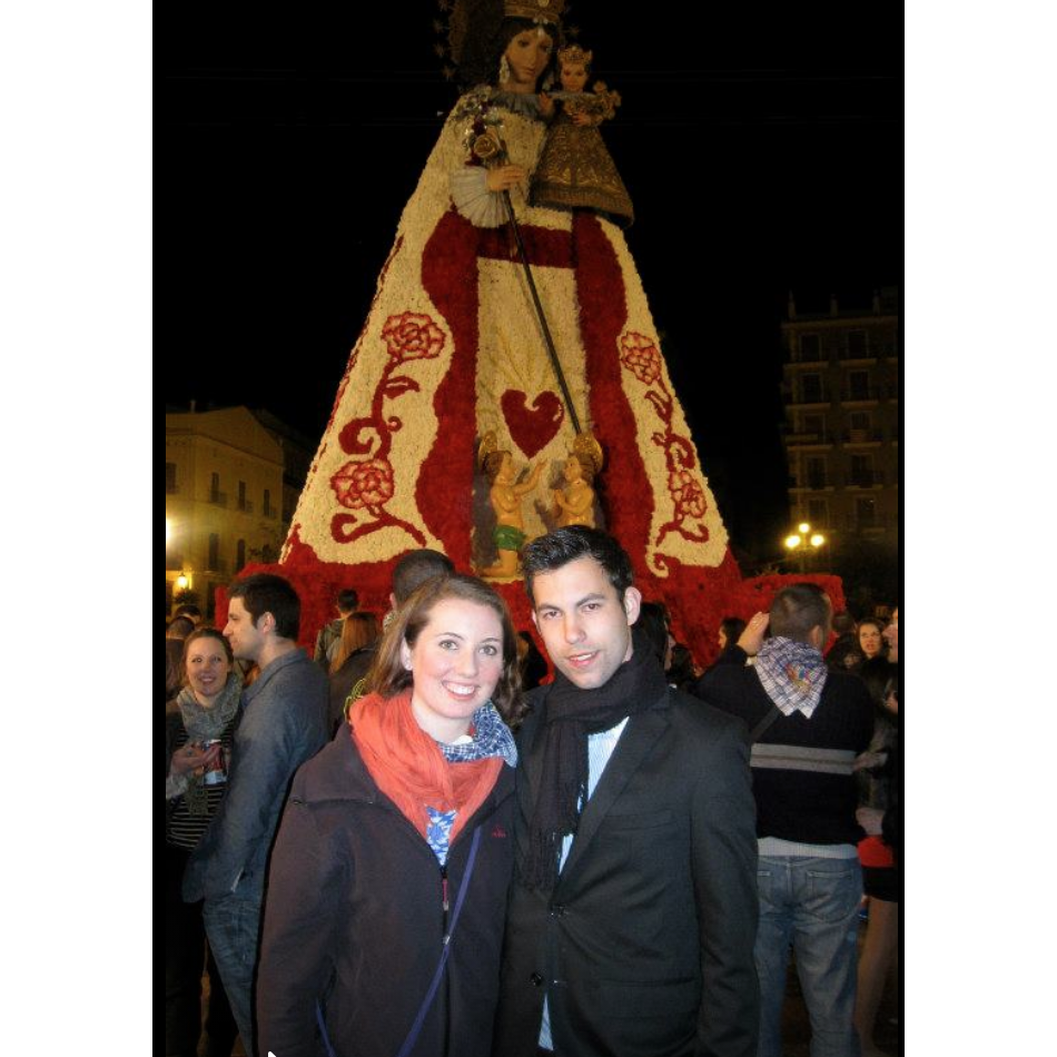 Fallas de Valencia. First picture together.
2012