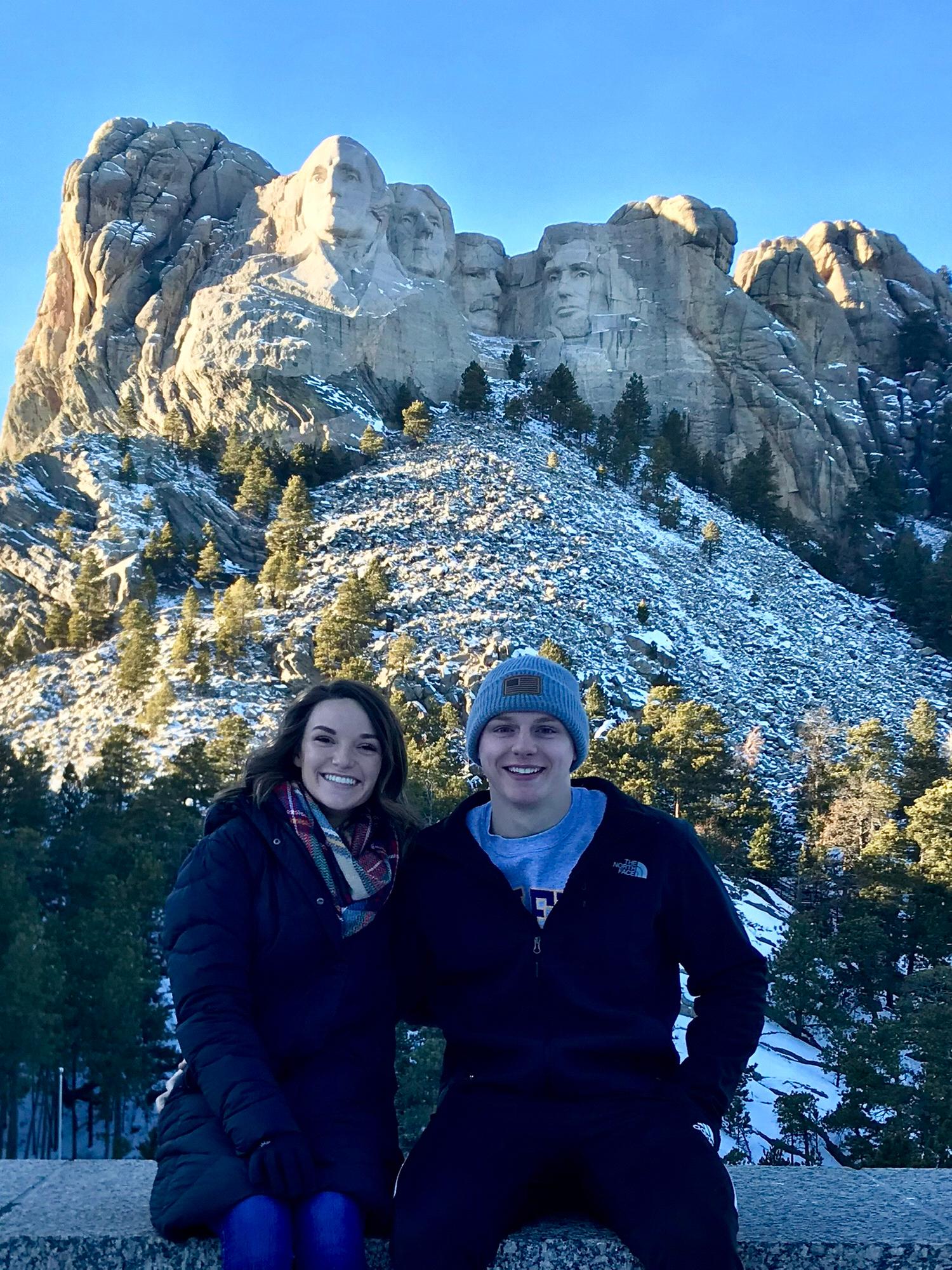 First trip to Mount Rushmore together.