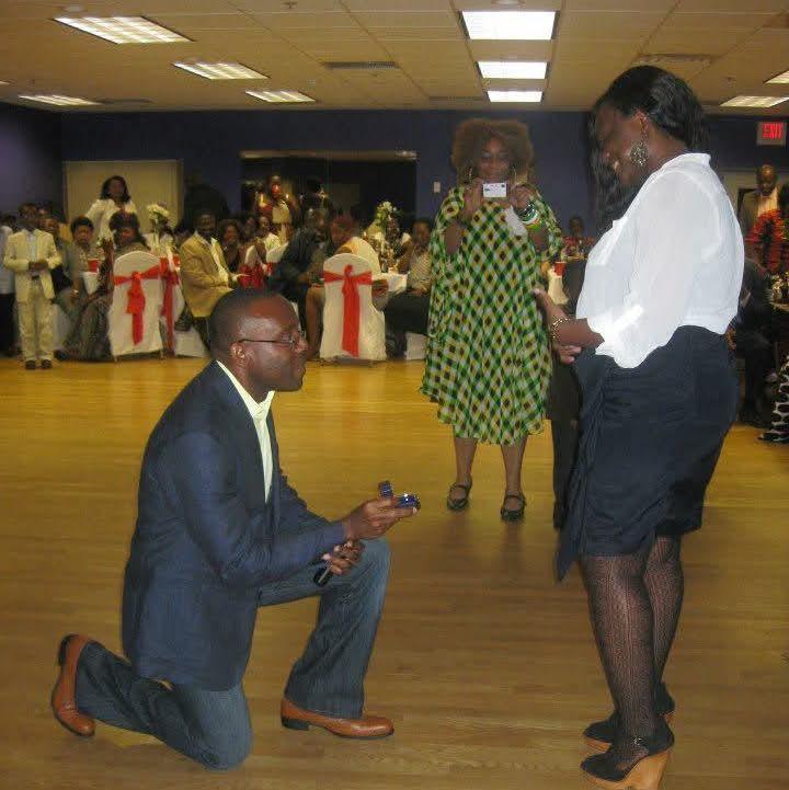 On bended knee back in 2012