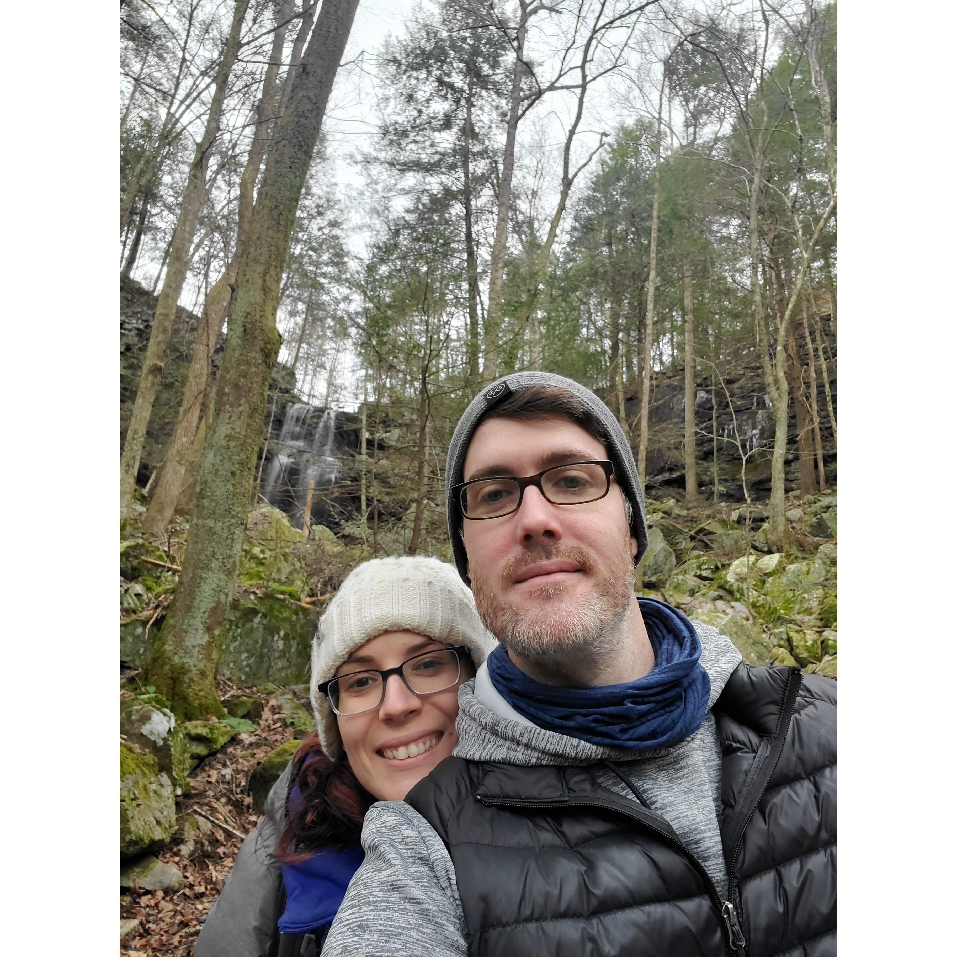 Our very first trip as a couple was to a cabin in middle Tennessee