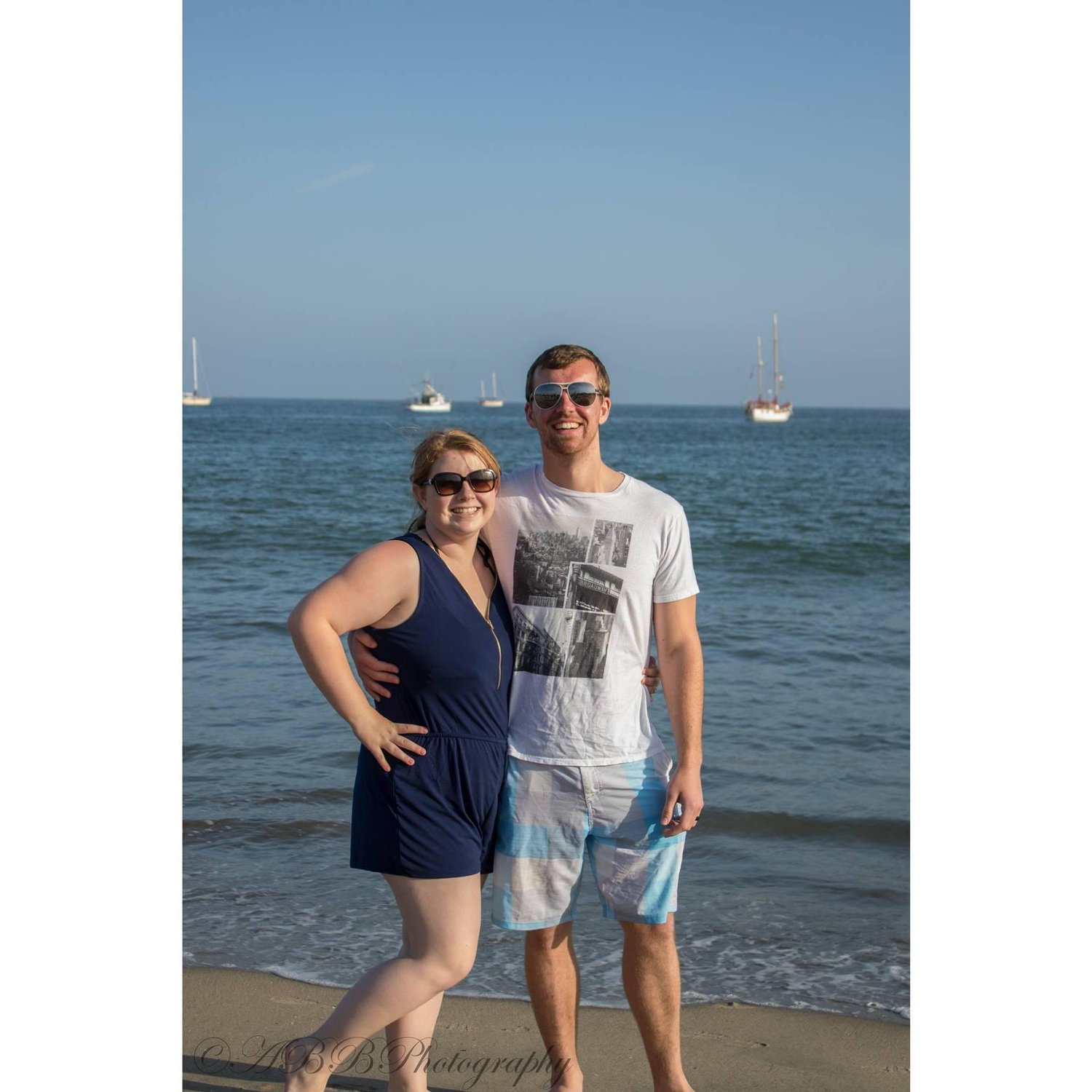 First time to the beach together