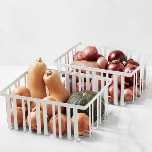 Hold Everything Metal Powder Coat Basket (Set Of 2)
