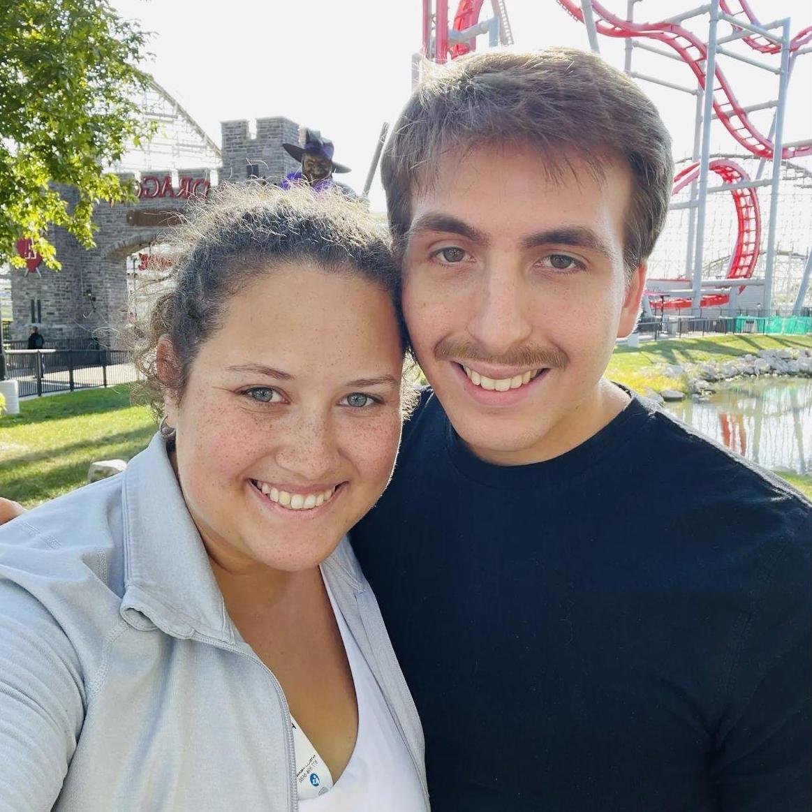 October 2023 - Our 2nd anniversary! We spent the day at Adventureland Amusement Park. This is where we both discovered we aren't a fan of the Tilt-A-Whirl.