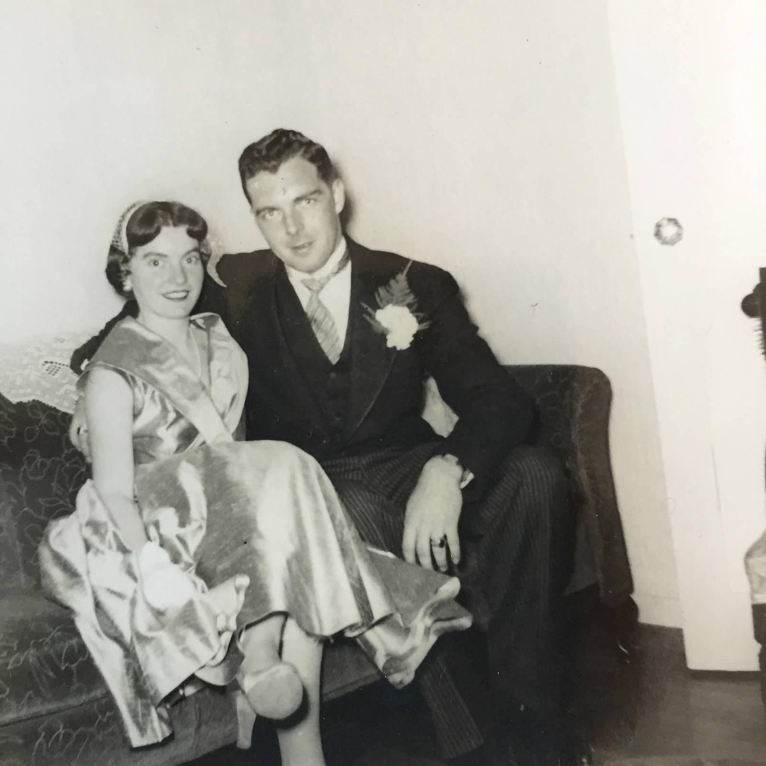 Kathy’s parents, Margaret and Frank Ellis 1954