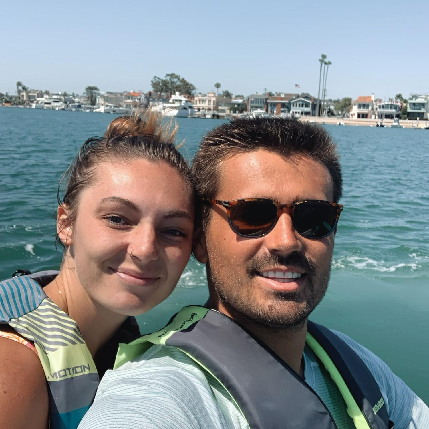 Our first photo together
