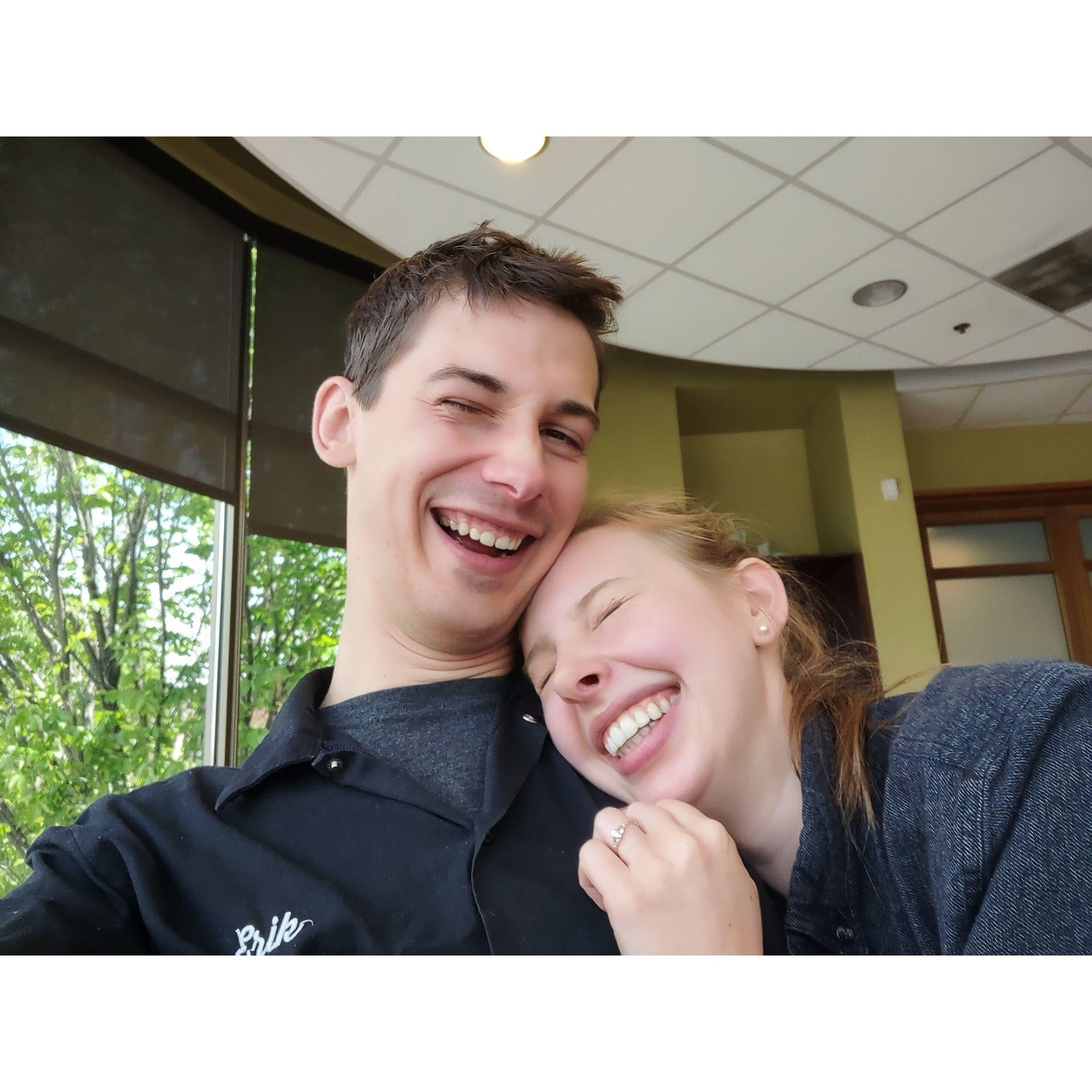 Another date night at Whole Foods, making the most of our time together