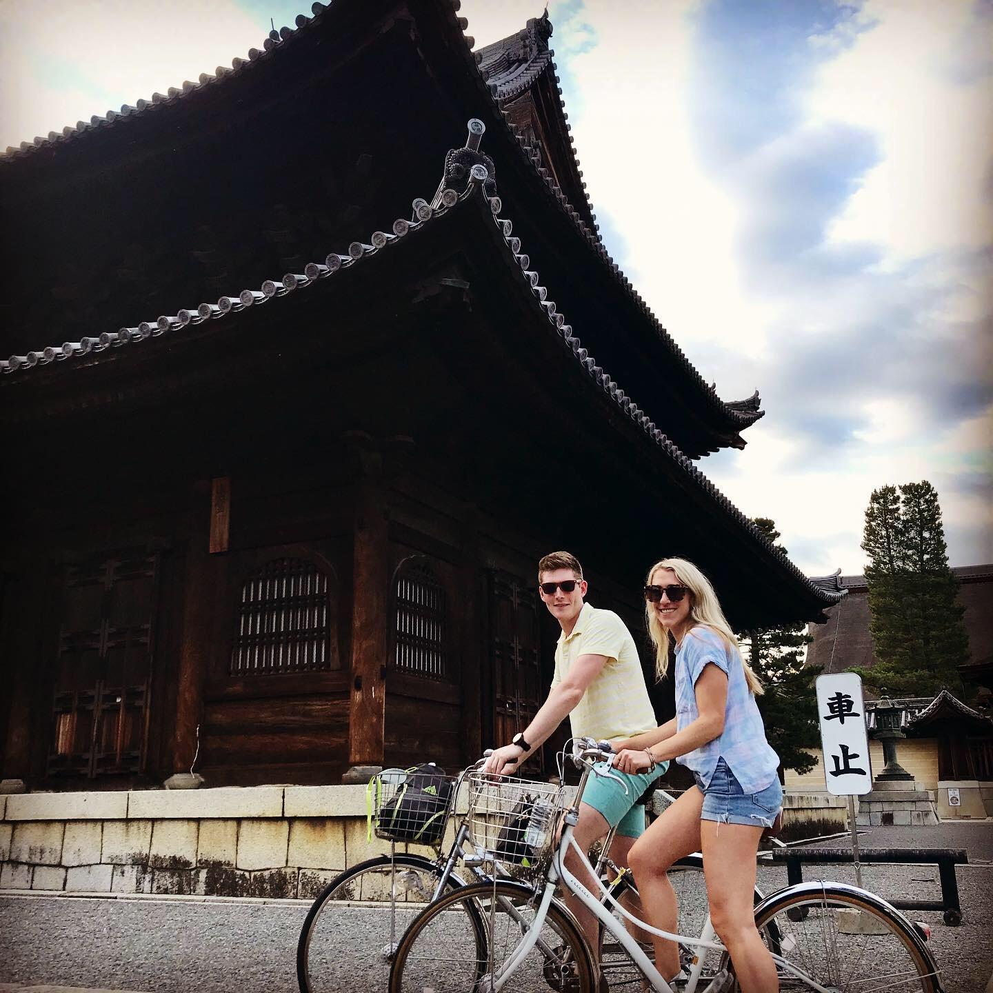 Biking around Kyoto