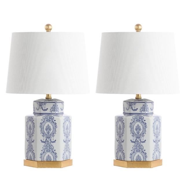Bodin Table Lamp - Blue/White - Safavieh
