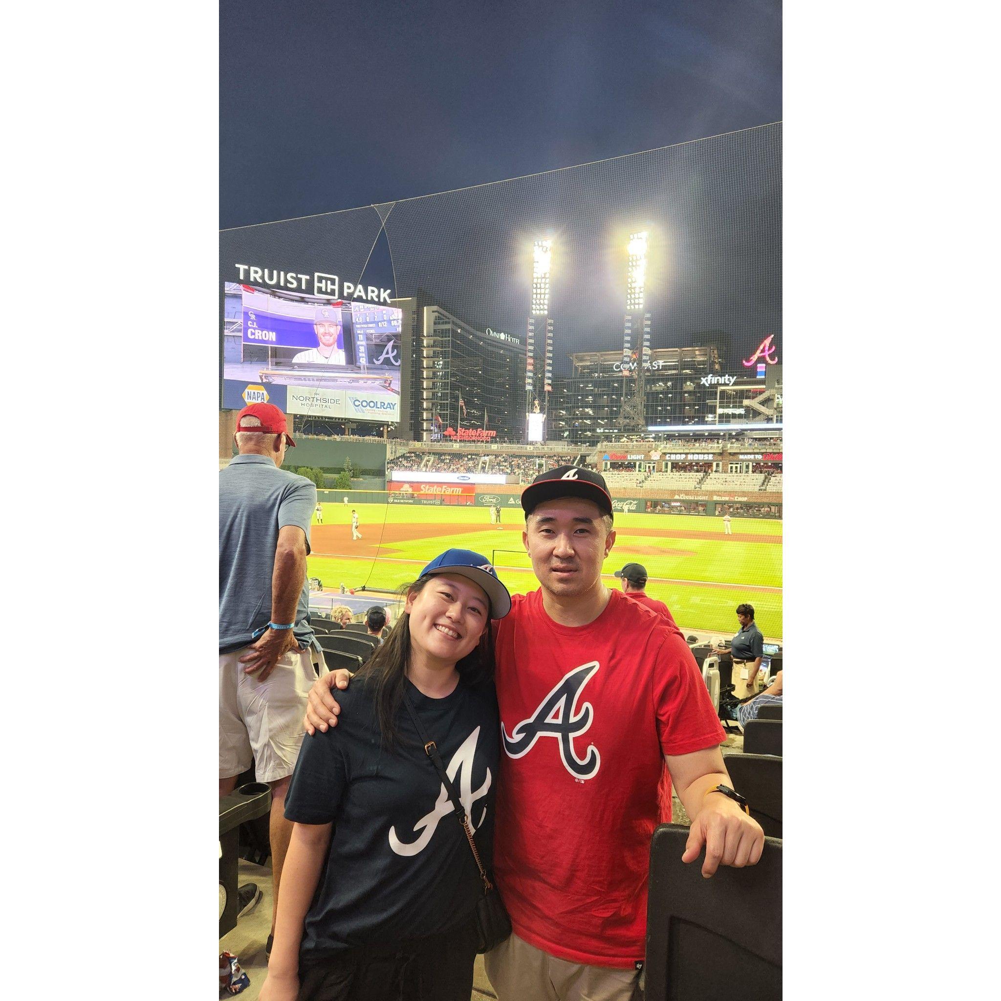 First Braves game together