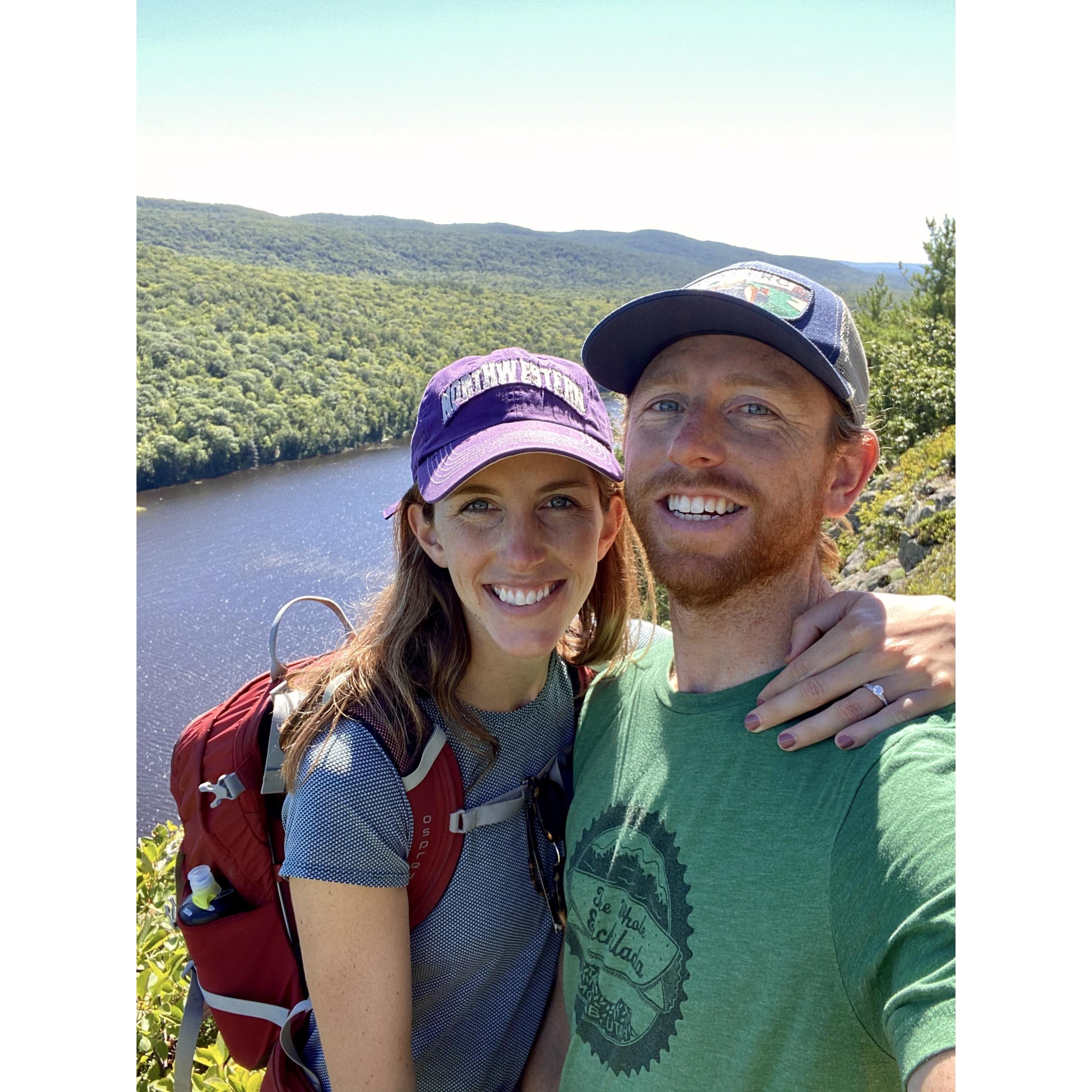 Lake of the Clouds in the Porcupine mountains in the UP