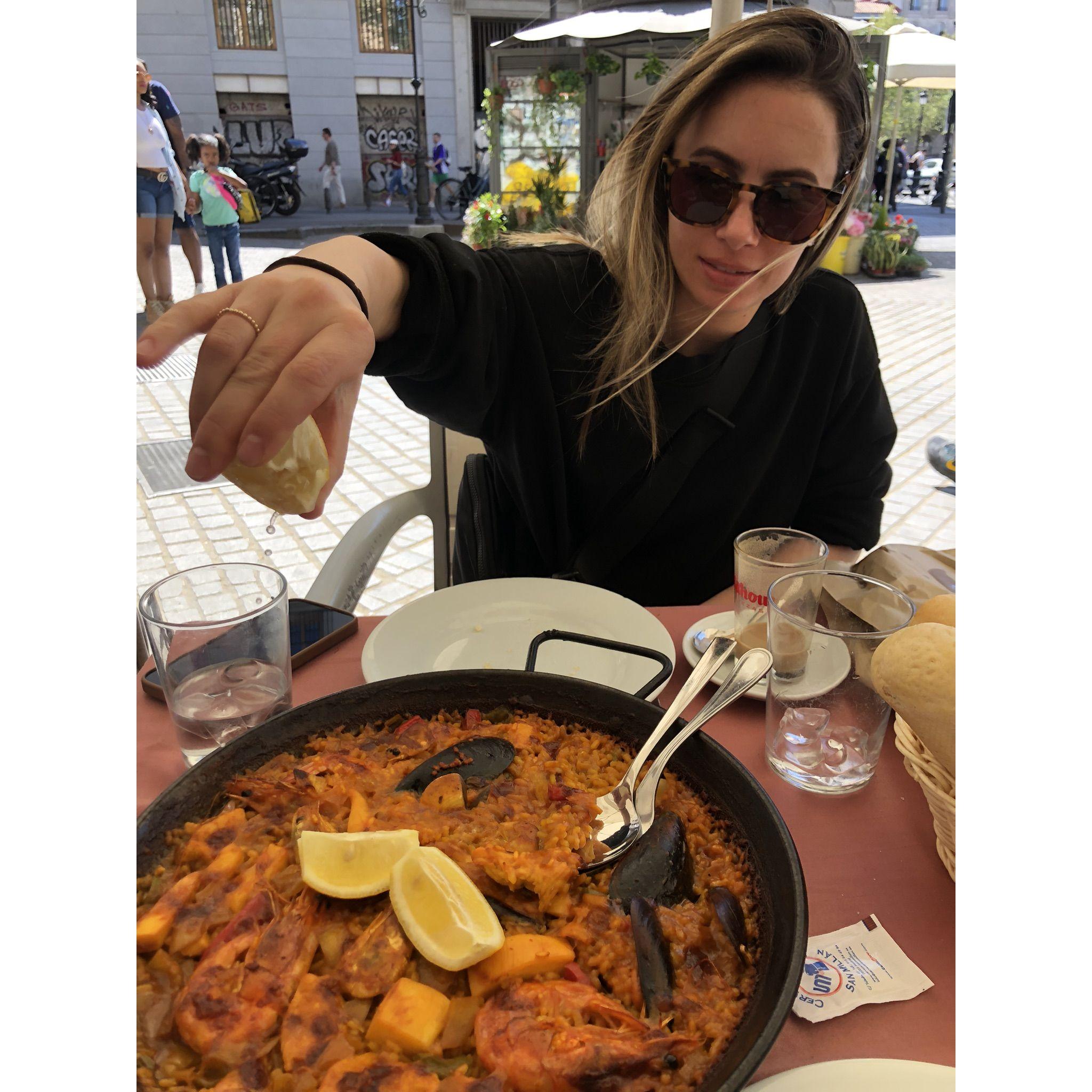 Baby's first paella.