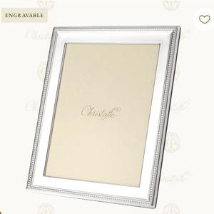 Christofle - Perles Silver-Plated Picture Frame - 7 x 9 in