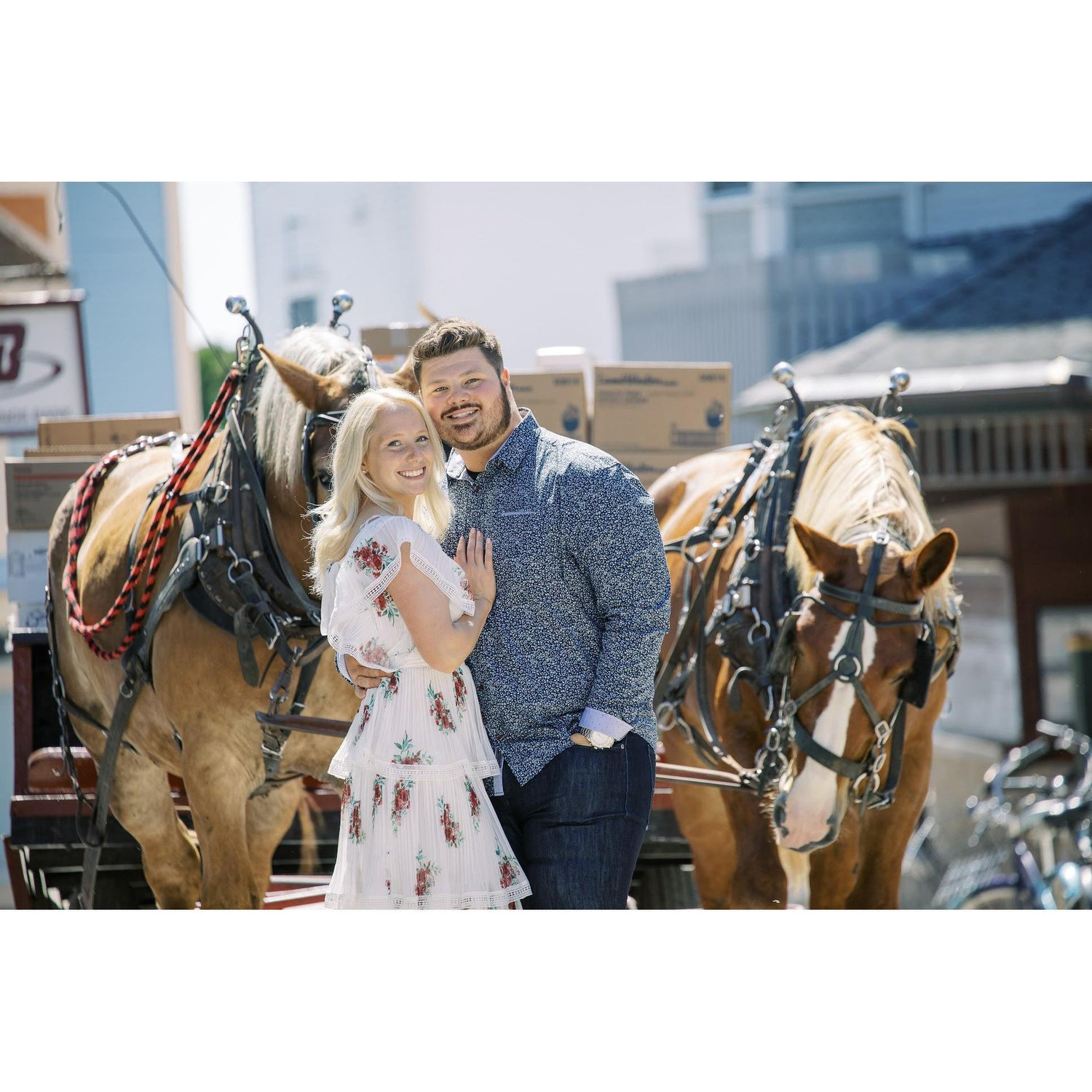 Mackinac Island, MI
Having no automobiles on the Island really makes Mackinac so special! A horse and buggy ride or horse back riding around the island is a must!