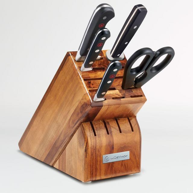 Wüsthof ® Classic 6-Piece Acacia Knife Block Set