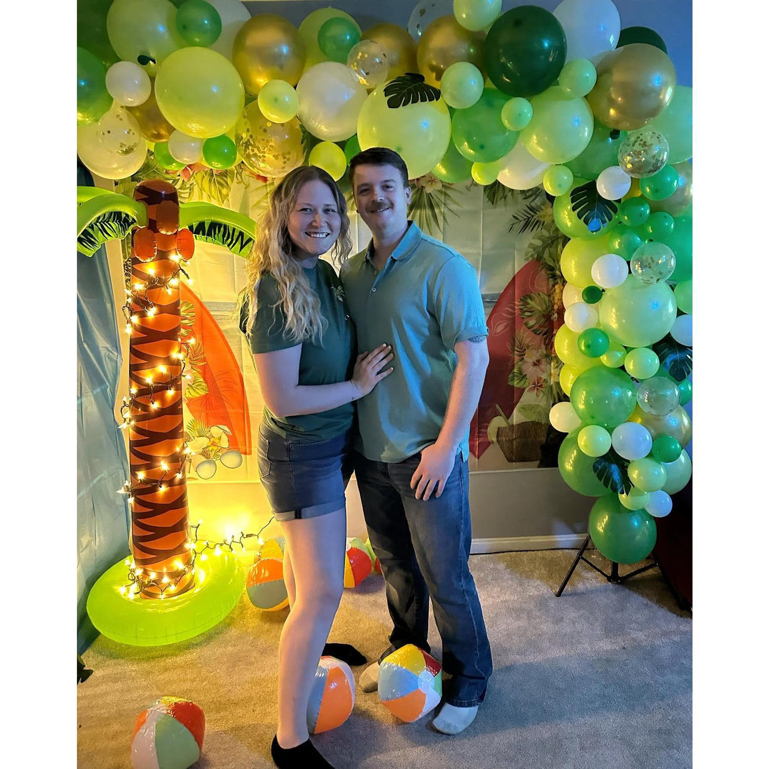 Our first time hosting together.