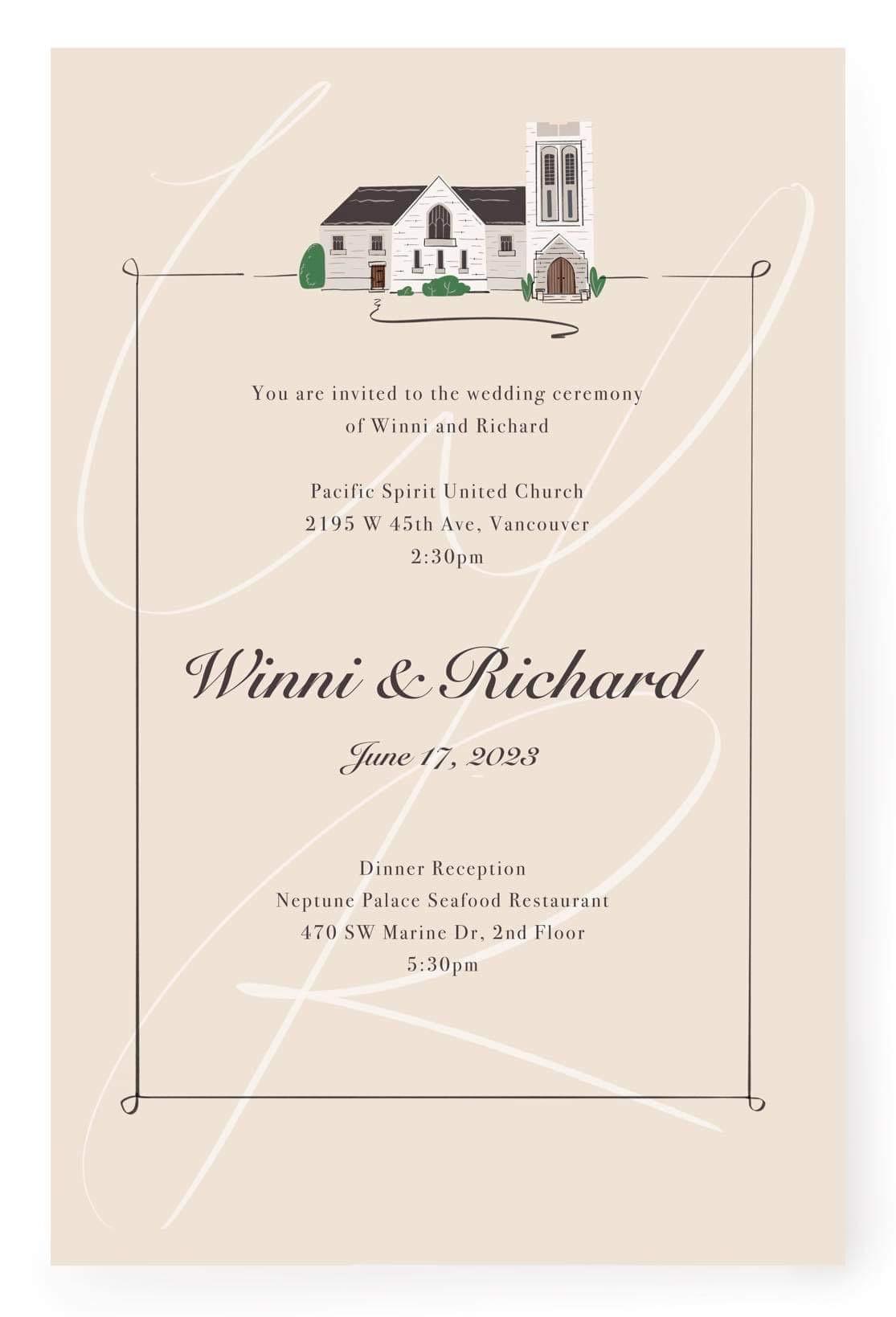 The Wedding Website of Winni Liu and Richard Li