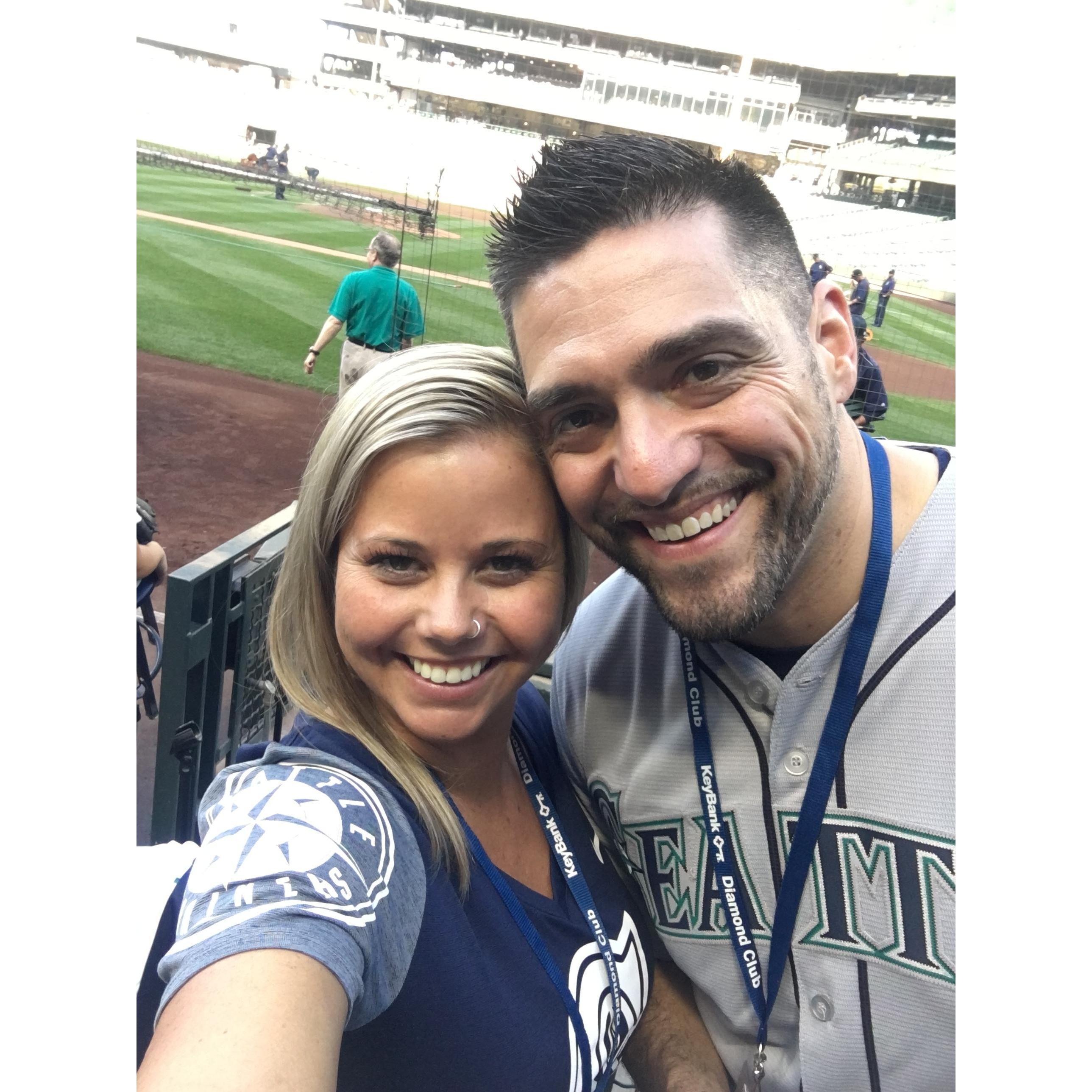 1st Mariners Game together