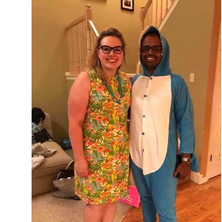 Halloween 2017. We still haven't mastered the idea of a couple's costume.