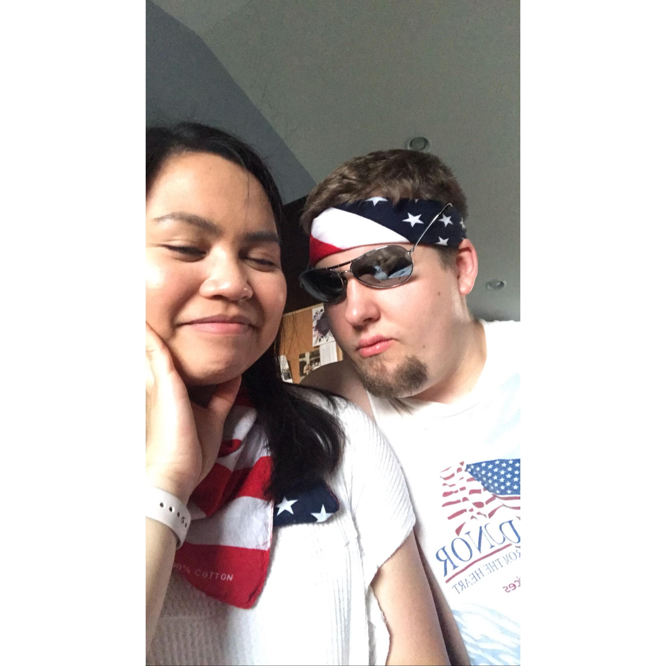 Fourth of July party with friends!