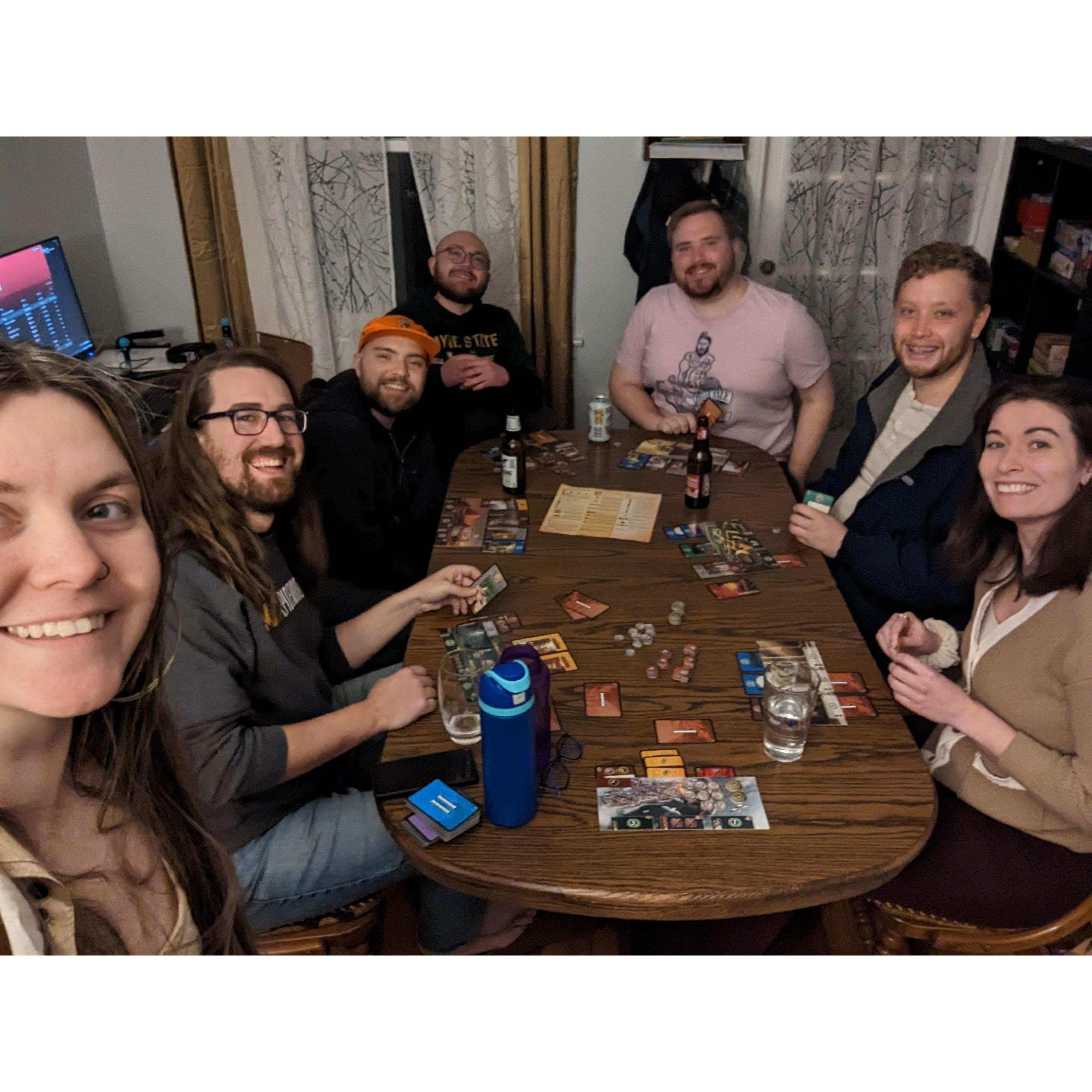 Board games with friends
