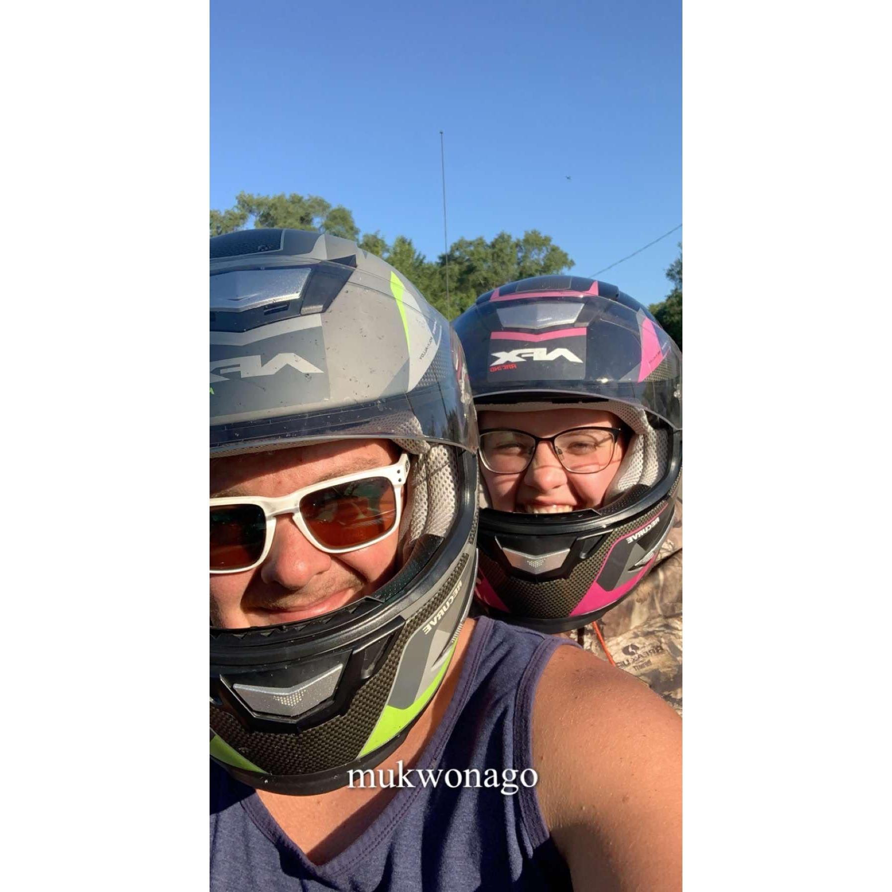 Out one weekend for a motorcycle ride!