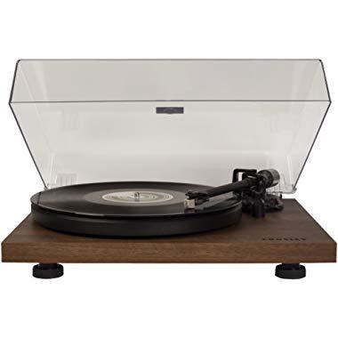 Crosley C6 Belt-Drive Turntable with Built-in Preamp and Adjustable Tone Arm, Walnut