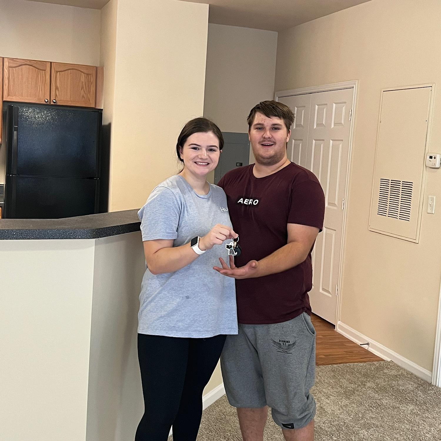 Our first apartment